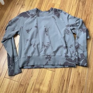 Lululemon Ready to Roll crewneck shibori size 8